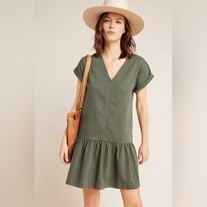 Maeve by Anthropologie Tiana Flounced Tunic Size M